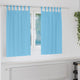 Vidaxl rideaux occultants avec anneaux 2 pcs bleu clair 140 x 140 cm