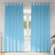 Vidaxl rideaux occultants avec anneaux 2 pcs bleu clair 260 x 140 cm