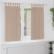 VidaXL rideaux occultants avec anneaux 2 pcs taupe 175 x 140 cm