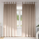 VidaXL rideaux occultants avec anneaux 2 pcs taupe 245 x 140 cm