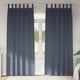 Vidaxl rideaux occultants avec anneaux 2 pcs anthracite 245 x 140 cm