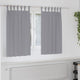 VidaXL rideaux occultants avec anneaux 2 pcs gris clair 140 x 140 cm