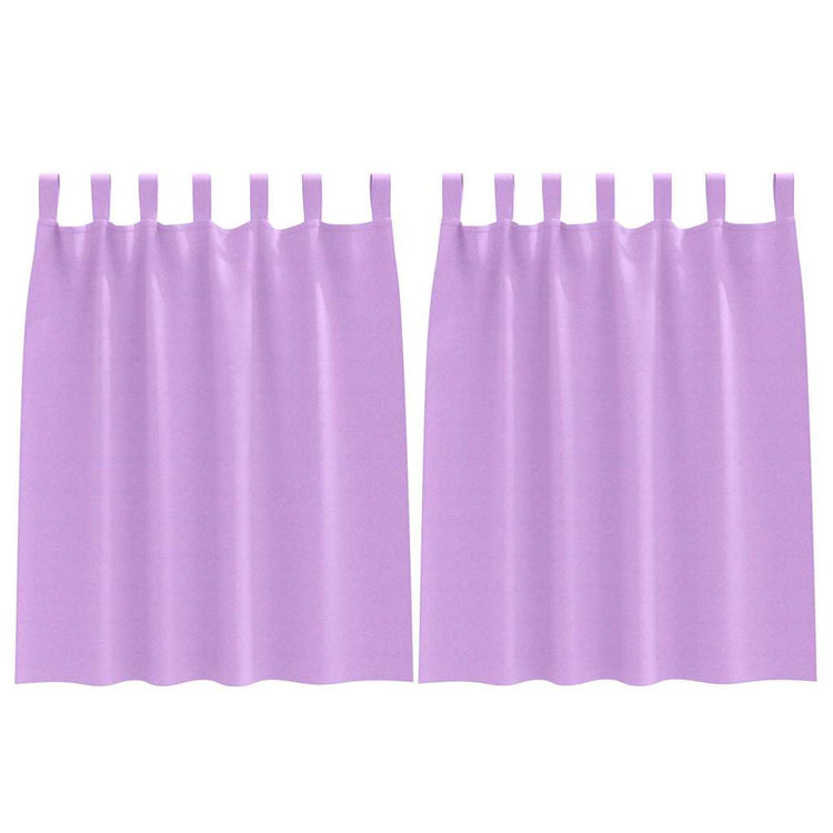Vidaxl rideaux occultants avec anneaux 2 pcs violet 140 x 140 cm