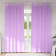 Vidaxl rideaux occultants avec anneaux 2 pcs violet 260 x 140 cm