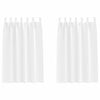 Vidaxxl rideaux occultants avec anneaux 2 pcs blanc pur 175 x 140 cm
