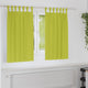 VidaXL rideaux occultants avec anneaux 2 pcs vert 140 x 140 cm