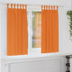 VidaXL rideaux occultants avec anneaux 2 pcs orange vif 175 x 140 cm