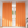 VidaXL rideaux occultants avec anneaux 2 pcs orange vif 245 x 140 cm
