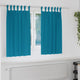 VidaXL rideaux occultants avec anneaux 2 pcs turquoise 140 x 140 cm