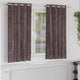 VidaXL rideaux en velours avec rideaux 2 pcs marron 175 x 140 cm velours