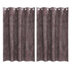 VidaXL rideaux en velours avec rideaux 2 pcs marron 175 x 140 cm velours