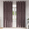 VidaXL rideaux en velours avec rideaux 2 pcs marron 245 x 140 cm velours