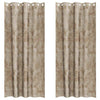 VidaXL rideaux de velours 2 pcs champagne 260 x 140 cm velours