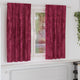 VidaXL rideaux de velours 2 pcs rouge vin 175 x 140 cm velours