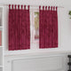 VidaXL rideaux de velours 2 pcs rouge vin 140 x 140 cm velours