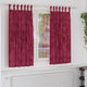VidaXL rideaux de velours 2 pcs rouge vin 175 x 140 cm velours