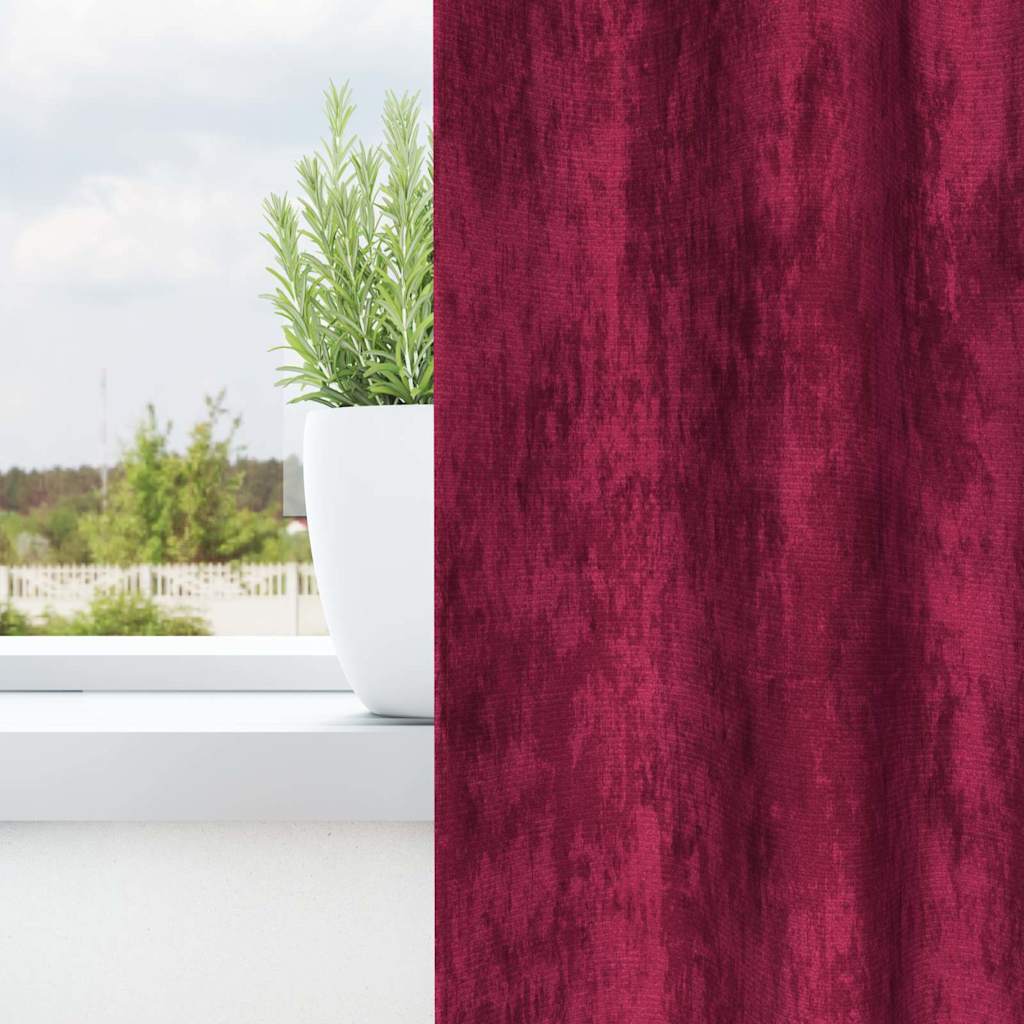 VidaXL rideaux de velours 2 pcs rouge vin 225 x 140 cm velours