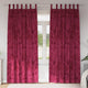 VidaXL rideaux de velours 2 pcs rouge vin 225 x 140 cm velours
