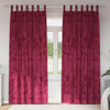 VidaXL rideaux de velours 2 pcs rouge vin 245 x 140 cm velours