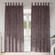 VidaXL rideaux en velours avec rideaux 2 pcs marron 225 x 140 cm velours