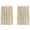 VidaXL rideaux en velours avec rideaux 2 pcs crème 175 x 140 cm velours