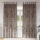 VidaXL rideaux de velours 2 pcs cappuccino 245 x 140 cm velours