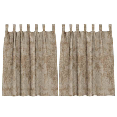 VidaXL rideaux de velours 2 pcs champagne 140 x 140 cm velours
