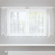 Vidaxx rideau en dentelle avec rideaux fleurs blanc 120 x 150 cm polyester