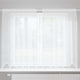 Vidaxx rideau en dentelle avec rideaux fleurs blanc 180 x 150 cm polyester