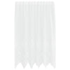 Vidaxx rideau en dentelle avec rideaux fleurs blanc 180 x 150 cm polyester