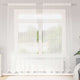Vidaxx rideau en dentelle avec rideaux fleurs blanc 200 x 150 cm polyester