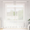 Vidaxx rideau en dentelle avec rideaux blanc 150 x 240 cm polyester