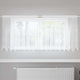 Vidaxx rideau en dentelle avec rideaux fleurs blanc 80 x 200 cm polyester