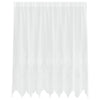Vidaxx rideau en dentelle avec rideaux fleurs blanc 140 x 200 cm polyester