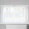 Vidaxx rideau en dentelle avec rideaux fleurs blanc 180 x 200 cm polyester