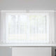 Vidaxx rideau en dentelle avec rideaux fleurs blanc 180 x 200 cm polyester