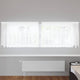 Vidaxx rideau en dentelle avec rideaux fleurs blanc 120 x 300 cm polyester