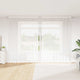 Vidaxx rideau en dentelle avec rideaux fleurs blanc 300 x 300 cm polyester