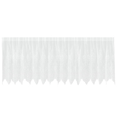 Vidaxx rideau en dentelle avec rideaux fleurs blanc 80 x 400 cm polyester
