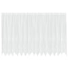 Vidaxx rideau en dentelle avec rideaux fleurs blanc 160 x 400 cm polyester