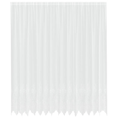 Vidaxx rideau en dentelle avec rideaux fleurs blanc 280 x 400 cm polyester