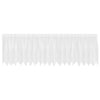 Vidaxx rideau en dentelle avec rideaux fleurs blanc 100 x 500 cm polyester