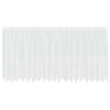 Vidaxx rideau en dentelle avec rideaux fleurs blanc 140 x 500 cm polyester