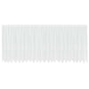 Vidaxx rideau en dentelle avec rideaux fleurs blanc 140 x 600 cm polyester