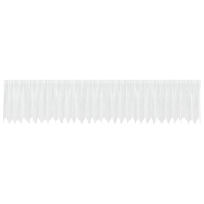Vidaxx rideau en dentelle avec rideaux fleurs blanc 80 x 750 cm polyester