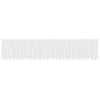 Vidaxx rideau en dentelle avec rideaux fleurs blanc 120 x 750 cm polyester