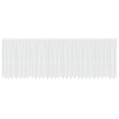 Vidaxx rideau en dentelle avec rideaux fleurs blanc 140 x 750 cm polyester
