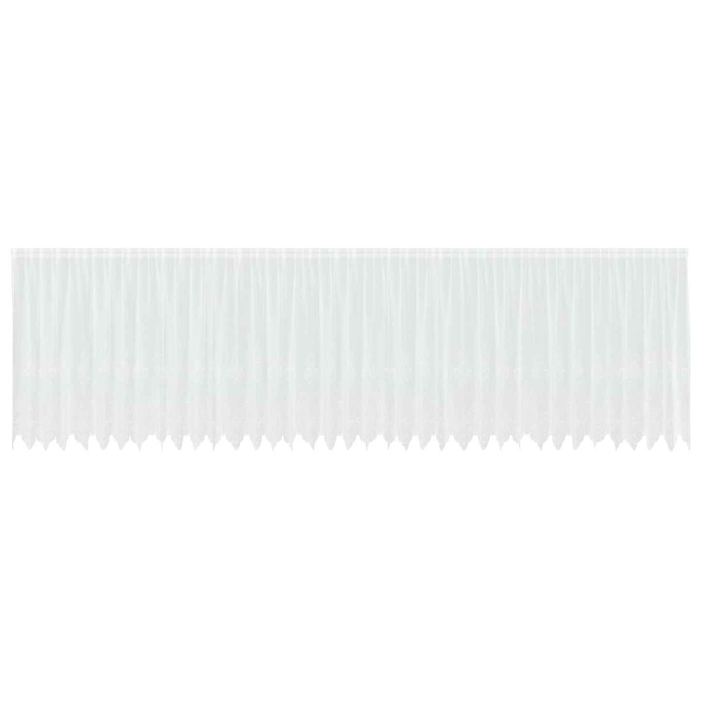 Vidaxx rideau en dentelle avec rideaux fleurs blanc 140x900cm polyester