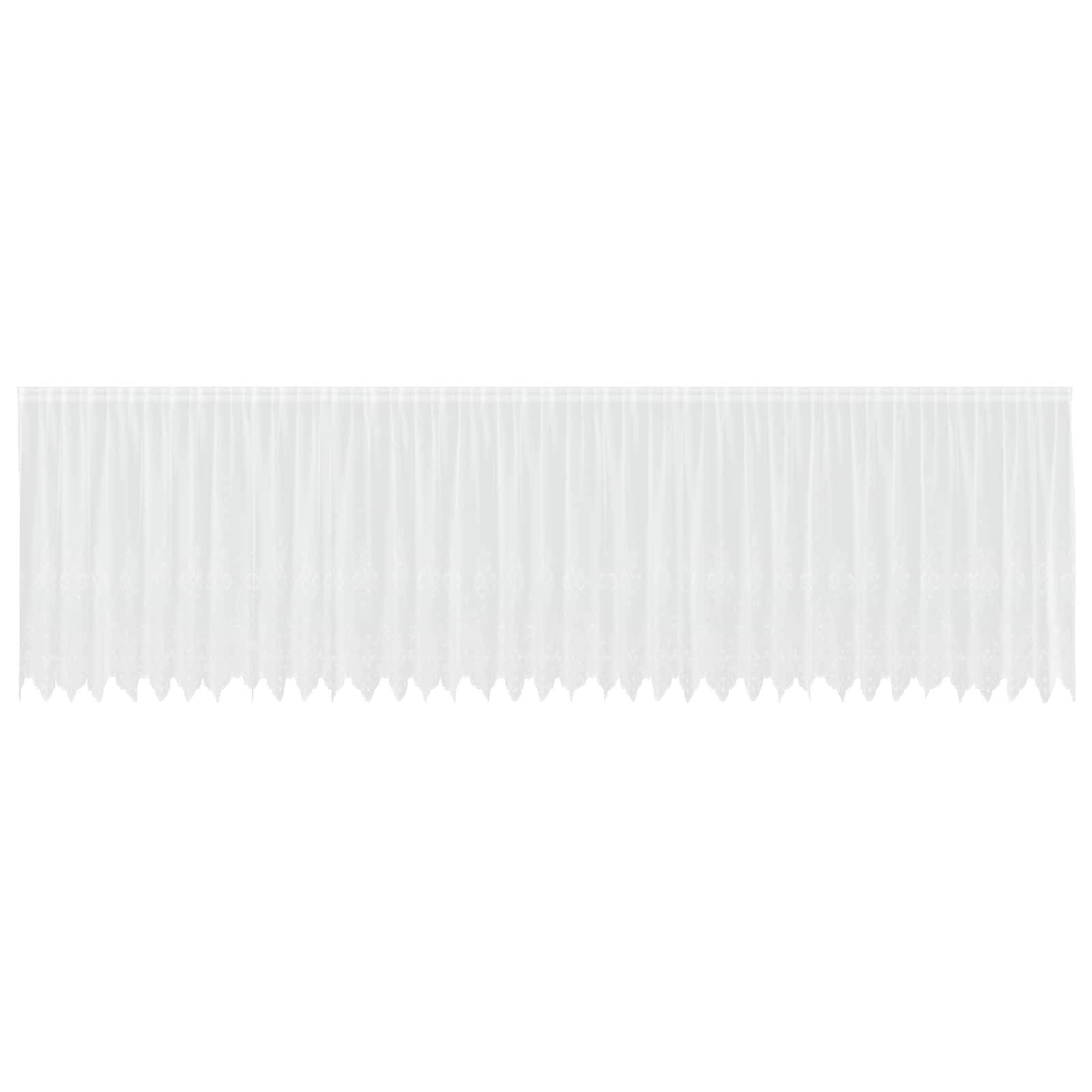 Vidaxx rideau en dentelle avec rideaux fleurs blanc 160 x 900 cm polyester