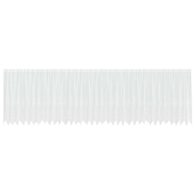 Vidaxx rideau en dentelle avec rideaux fleurs blanc 160 x 900 cm polyester